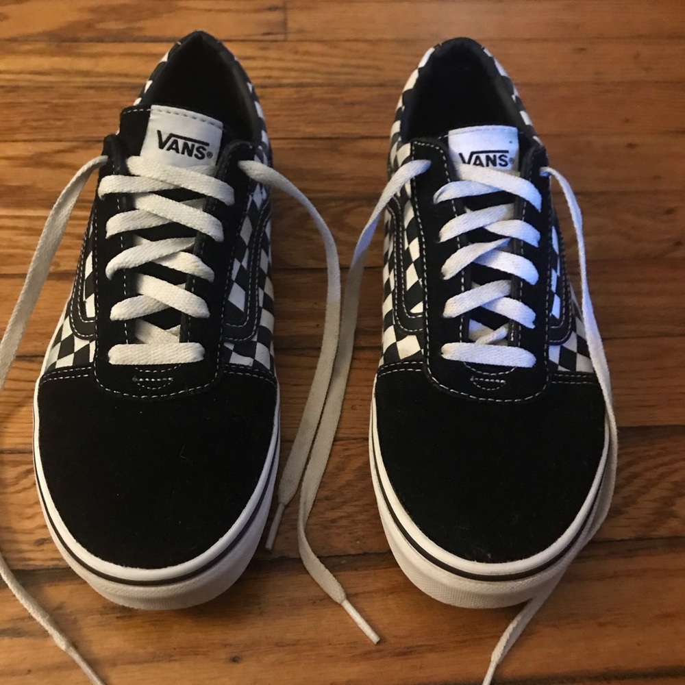 Checkered Vans Sneakers
